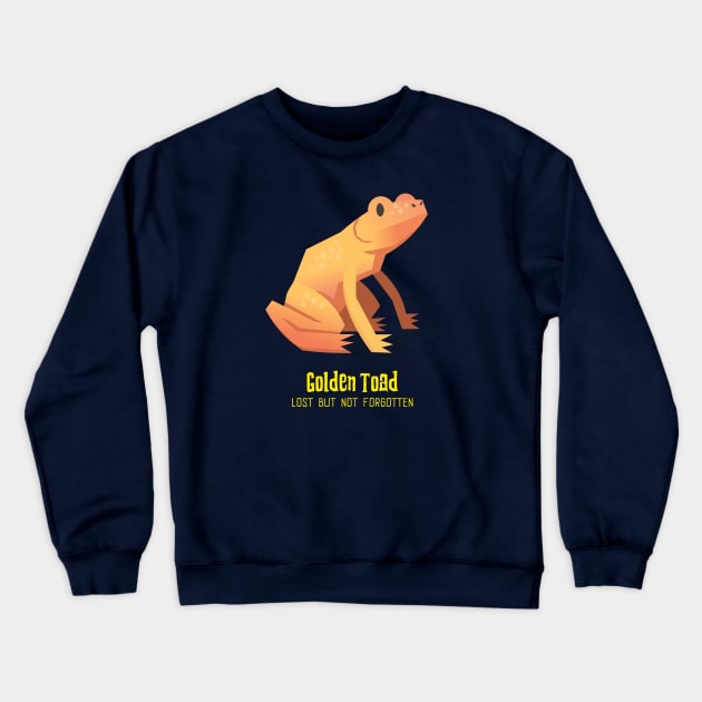 Golden Toad Lost But Not Forgotten Crewneck Sweatshirt by soondoock